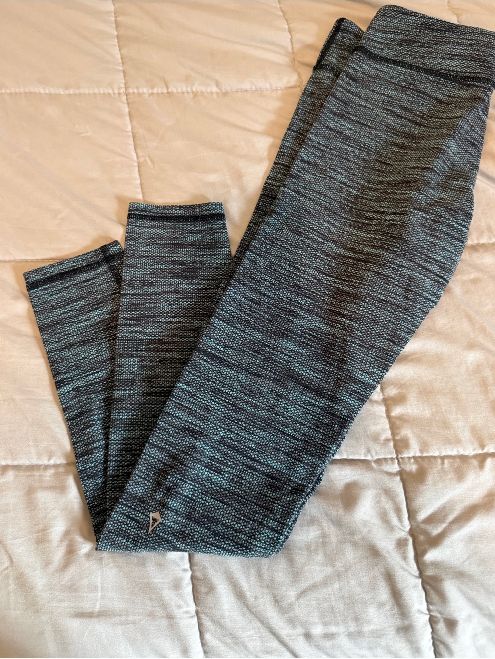 Ivivva Kids Textured Blue-Black Leggings